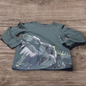 BOY'S CARTER'S KID DINOSAUR LONGSLEEVE SHIRT